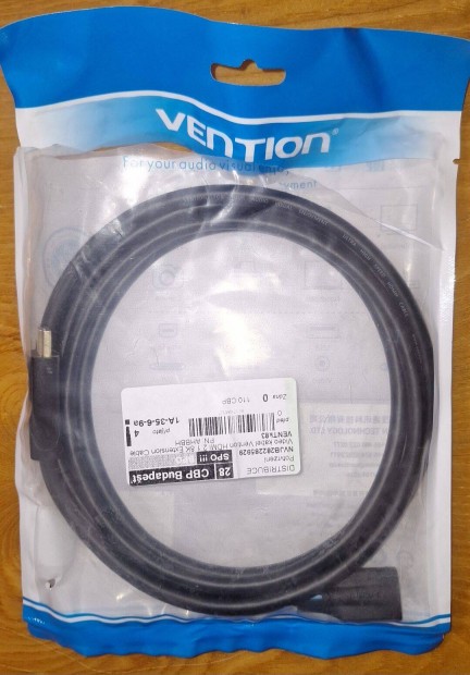 Vention HDMI 2.1 8K Extension Cable 2M Black