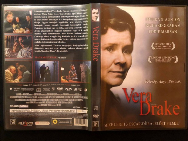 Vera Drake (karcmentes, Imelda Staunton, Richard Graham) DVD