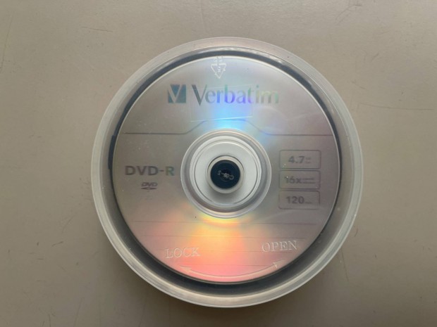 Verbatim DVD-R 20db rhat res DVD cakebox tartban