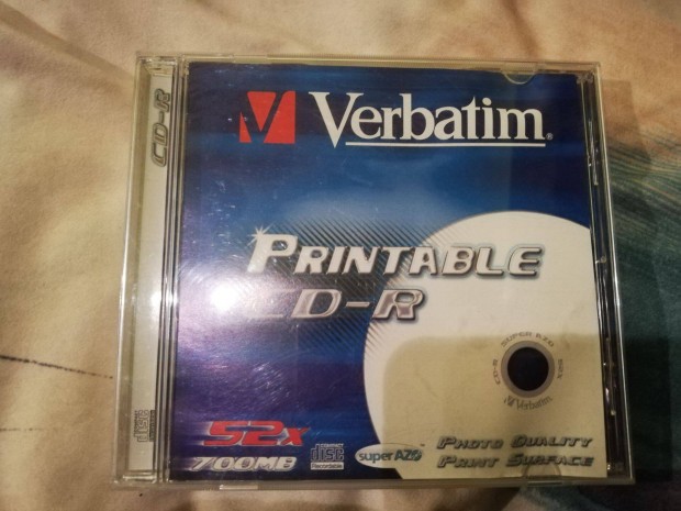 Verbatim printabla, azo cd-r 700Mb 500Ft/darab