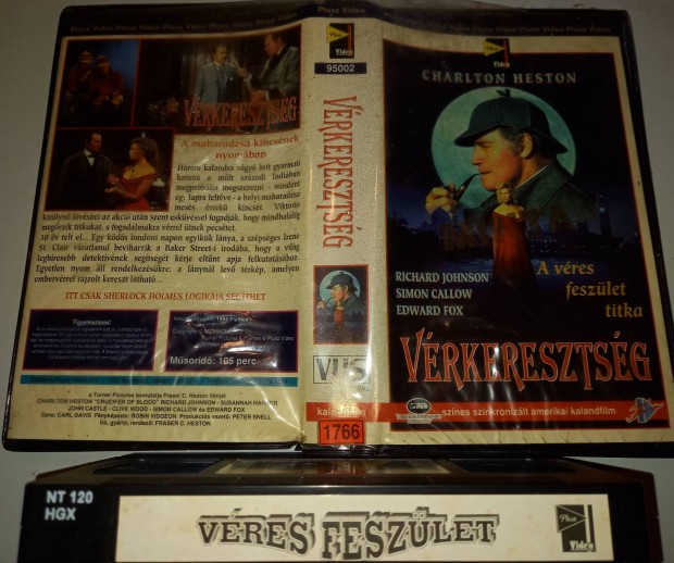 Vres feszlet - krimi vhs - Charlton Heston