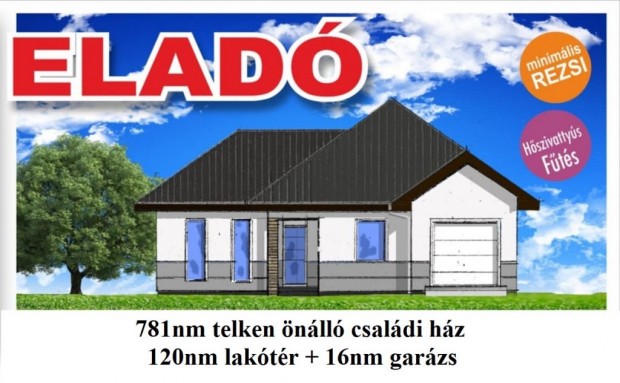 Veresegyház, Széchenyi domb, 120 m2-es, családi ház, 4+1 félszobás