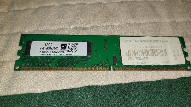 Veritech 2GB DDR2-800 RAM