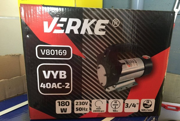 Verke V80169 zemanyag szivatty 180W 50l/p 10m 230V