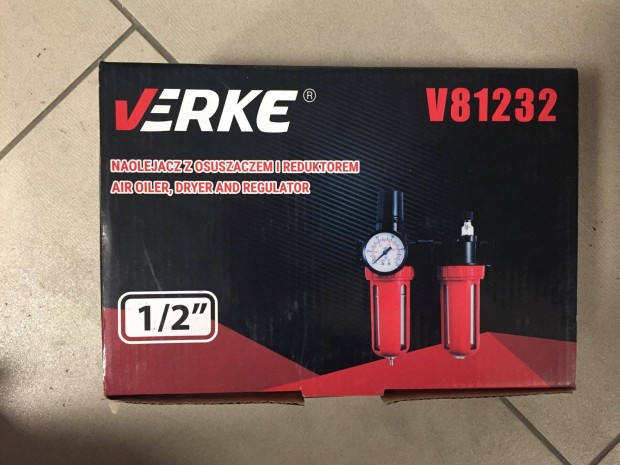 Verke V81232 Vízleválasztó olajzó levegő előkészítő 1/2" 0-1MPa