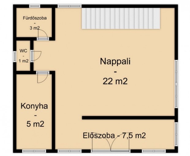 Verce, Magyarml dl, 72 m2-es, dl, 3 szobs, feljtand