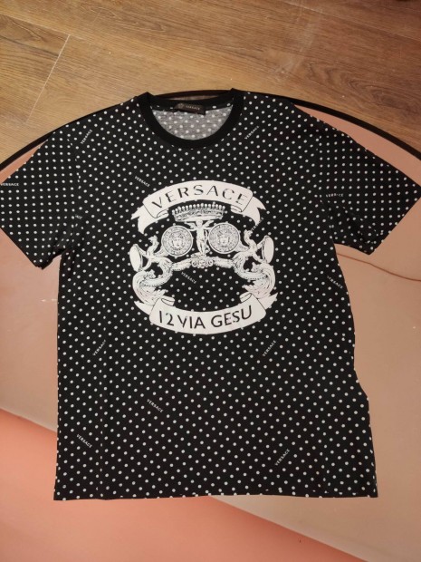 Versace Pólók Polka dot, bandana fekete T-shirt black