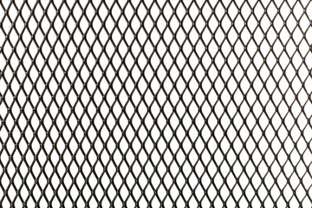 Versenyhűtőrács háló STR8 közepes (30x30cm) fekete