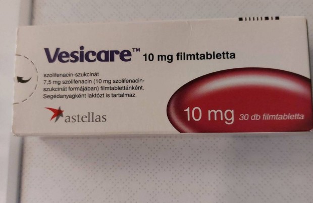 Vesicare 10mg - 30db Fl ron +10db ajndk