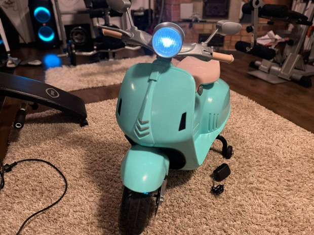 Vespa - nagytest elektromos gyerek gyermek kismotor robog bluetooth