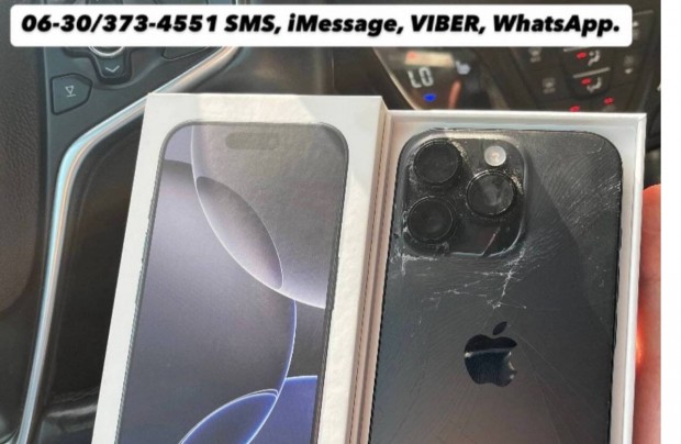 Veszek törött iphone 12, 13, 14, 15, 16 Pro, Pro Max felvásárlás