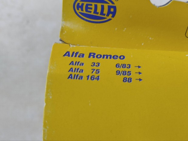 Veterán Alfa Romeo 33 45 164 Hella új tanksapka