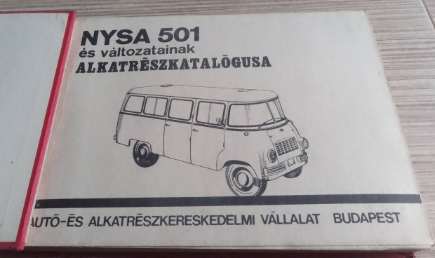 Vetern Nysa 501 magyar nyelv, alkatrsz katalgus.