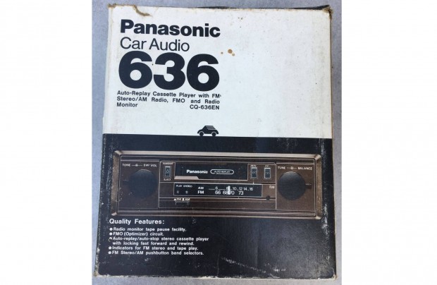 Vetern autrdi Panasonic 636 Car Audio