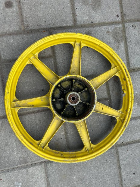 Veterán fellelt Zündapp alu kerék felni sárga