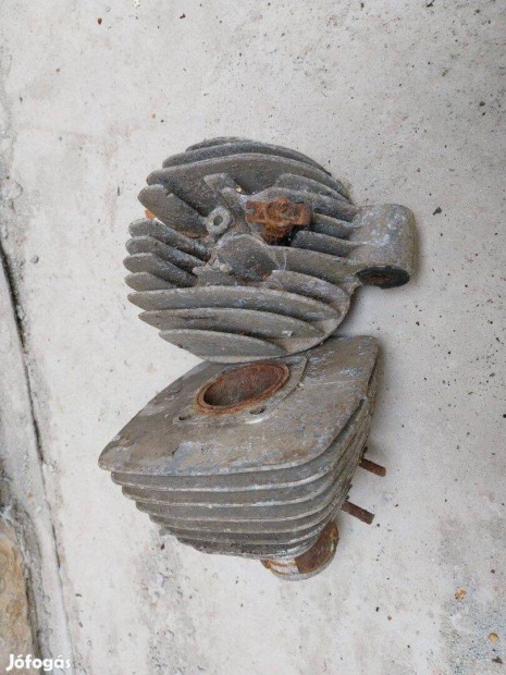 Veterán kismotor motor henger és hengerfej ismeretlen Simson ? JAWA ?