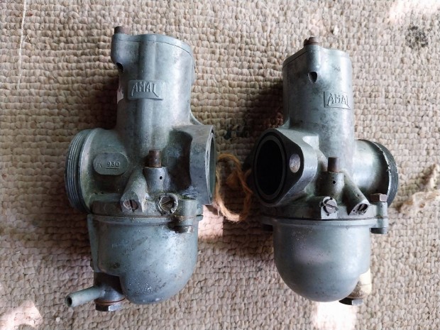 Veterán motor Triumph BSA Amal karburátor porlasztó motorkerékpár