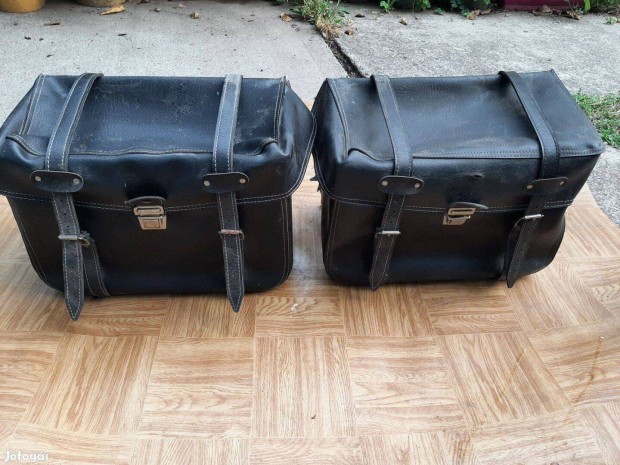 Veterán motor oldal táska pár Csepel Pannonia BMW NSU JAWA