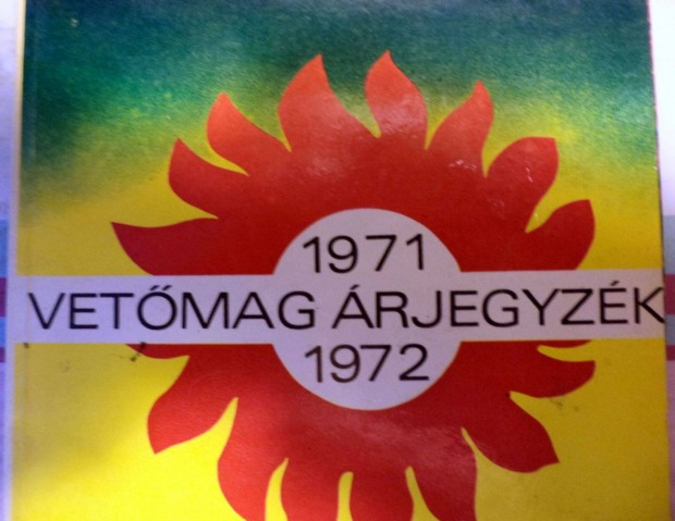 Vetmagrjegyzk 1971 - 1972