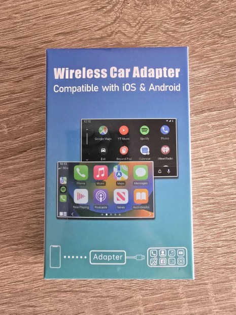Vezeték nélküli Android auto/Carplay adapter