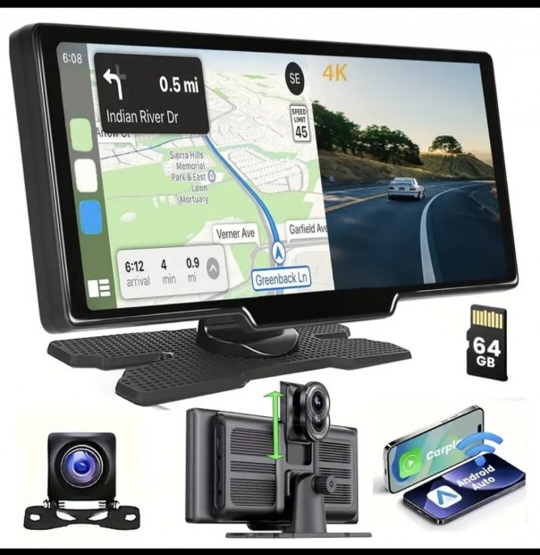 Vezeték nélküli Carplay ,autós kijelző 10.26"