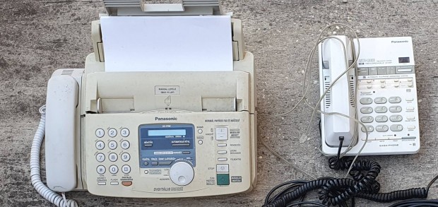 Vezetkes Panasonic fax hangrgzts telefon