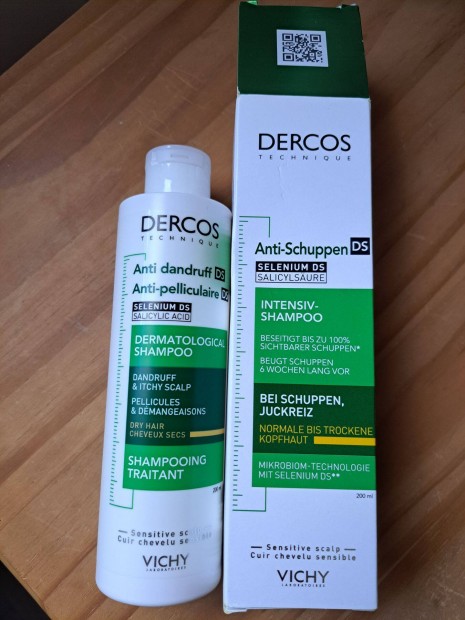 Vichy Dercos sampon, 200 ml, norml/szraz hajra