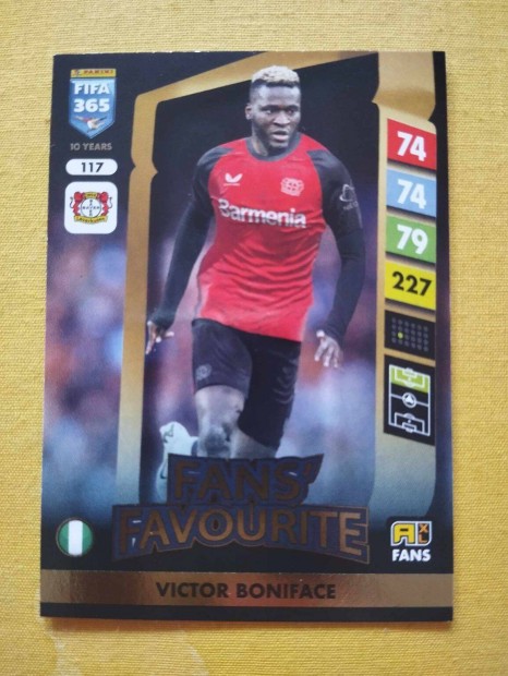 Victor Boniface (Leverkusen) FIFA 365 2025 Fans Favourite focis krtya