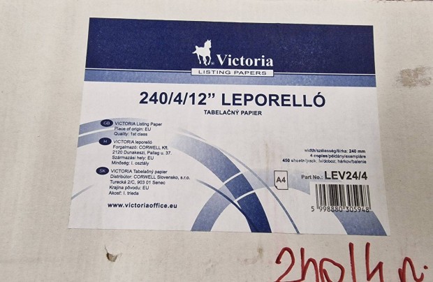 Victoria A4 Leporell 240db 4 pldnyos