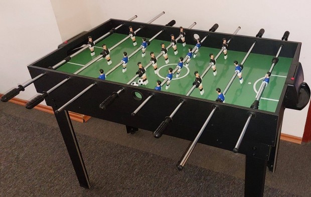 Vidaxl fekete csocsó / 15 az 1-ben játékasztal 121 x 61 x 82 cm