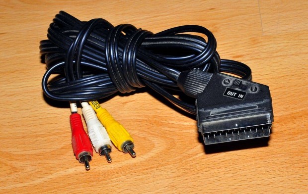 Video RCA - scart In-Out kapcsolval