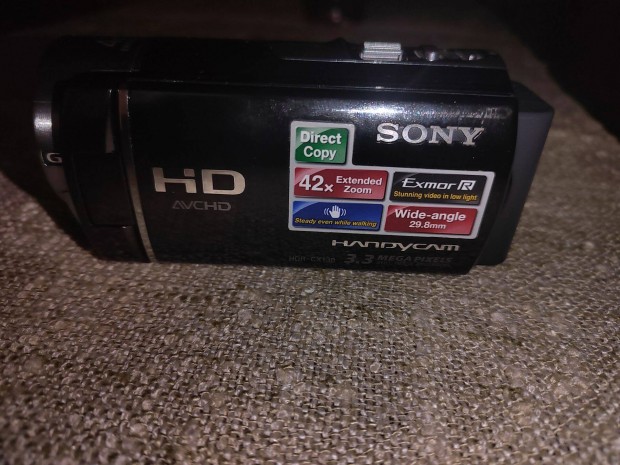 Videkamera Sony HDR-CX130 ful HD gyri j llapotban elad