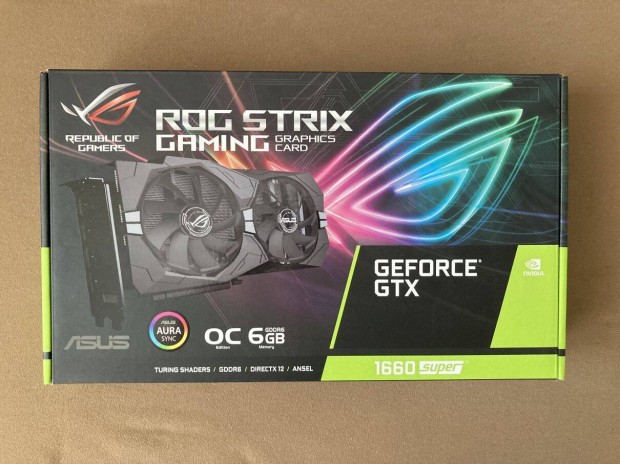 Videokrtya Asus ROG Strix Geforce Gtx 1660 Super OC,196 bit