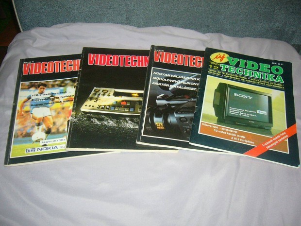 Videotechnika magazin 1988 - 90 4db
