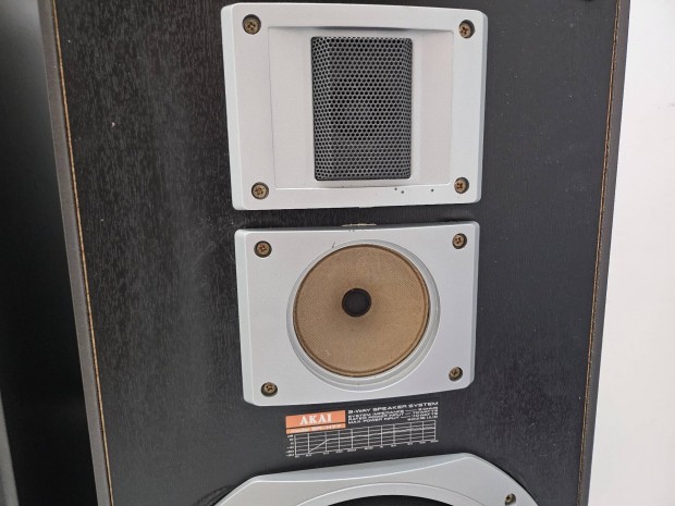 Videoton Akai SR-H77 Hangfalpár 25cm Mély 80as évekből