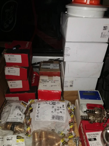 Viega, geberit, hilti idomok es segédanyagok