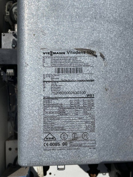 Viessmann Vitodens -100 WB1 tip. kondenzcis gzkazn