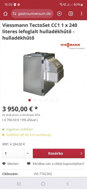 Viessmann hulladk ht elad 