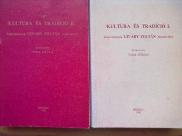 Viga Gy. (szerk.): Kultra s tradici I-II