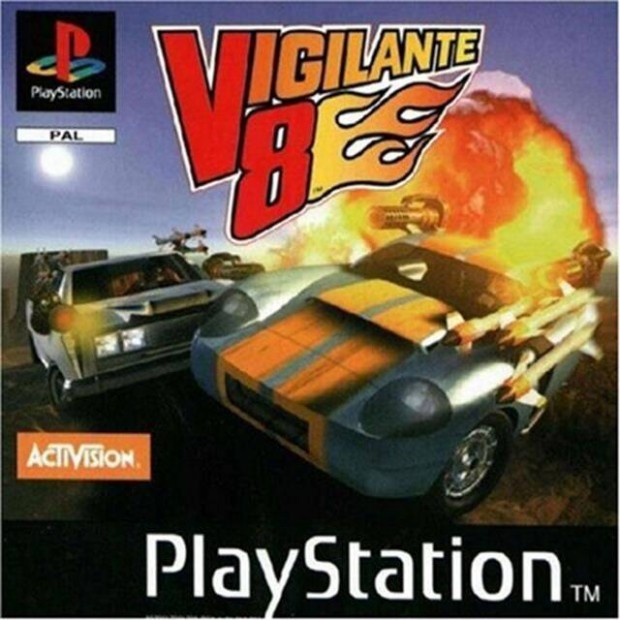 Vigilante 8, Boxed PS1 jtk