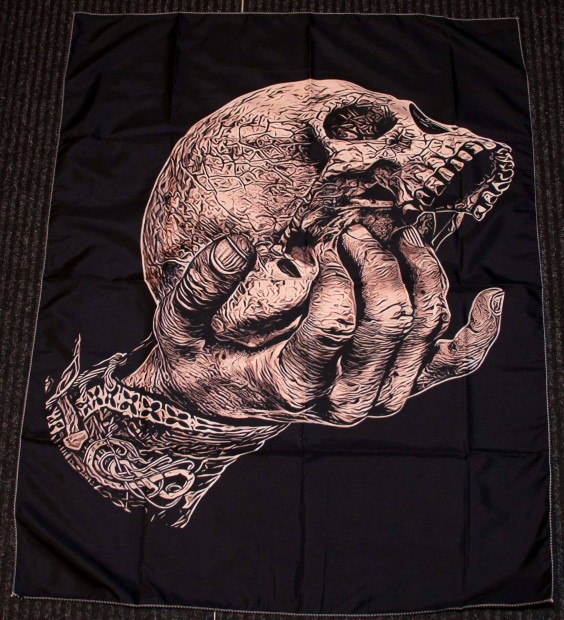 Viking tmj textil poszter 73x95 koponya