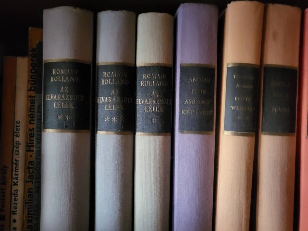 Világirodalmi regények többféle egy áron 1970 körüli kiadások