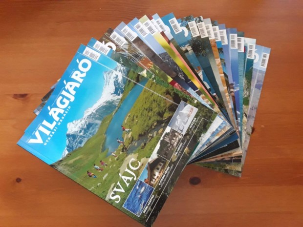Világjáró magazin 2007 - 2008 - 2009 számok egyben