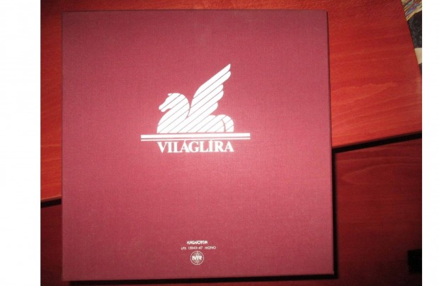 Vilglra dszdobozos vinyl hanglemez album elad