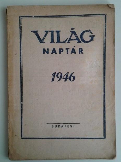 Vilgnaptr 1946 (Ritka!)