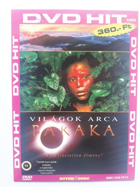 Vilgok arca: Baraka - paprtokos DVD (posta 255 Ft)