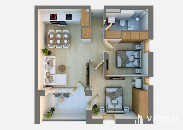 Vil�gos, energiatakar�kos otthon a Postakertben