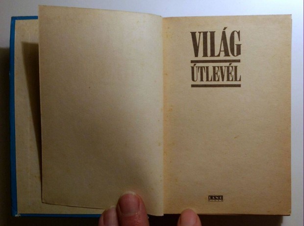 Vilgtlevl (1989) sztesik (6kp+tartalom)