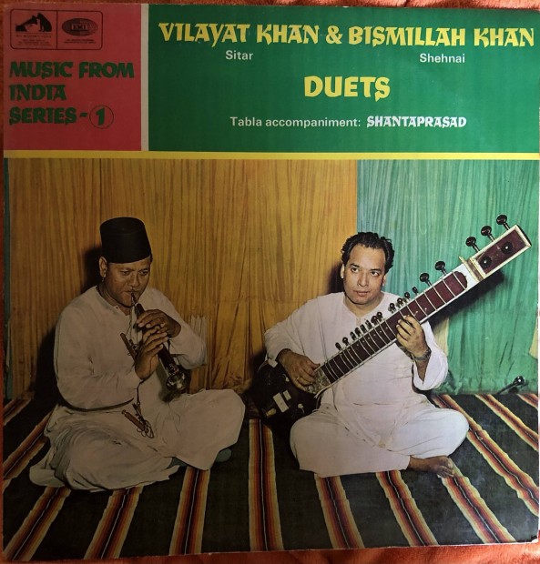 Vilayat Khan & Bismillah Khan, Shantarasad Duets Bakelit/Vinyl Lemez