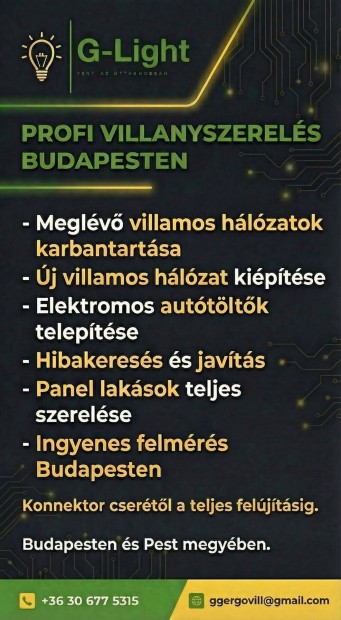 Villanyszerel�s Budapest
